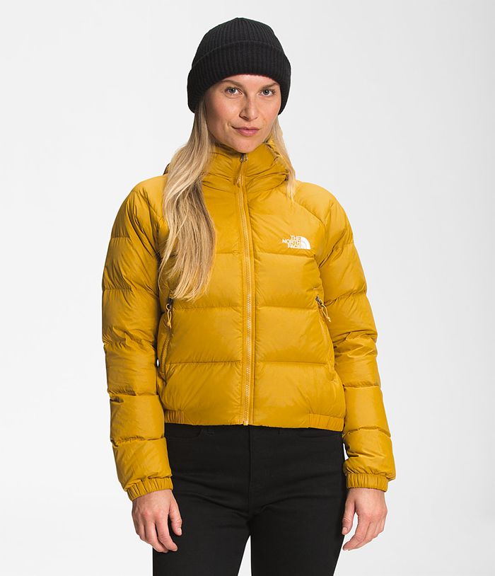 The North Face Kurtka Puchowa Damska Żółte Hydrenalite Bluza - YXDO19568